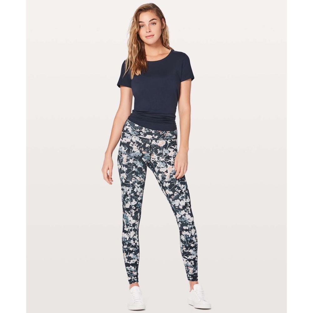 Lululemon | Wunder Under | High Rise | Spring Bloom | Leggings| Size 12